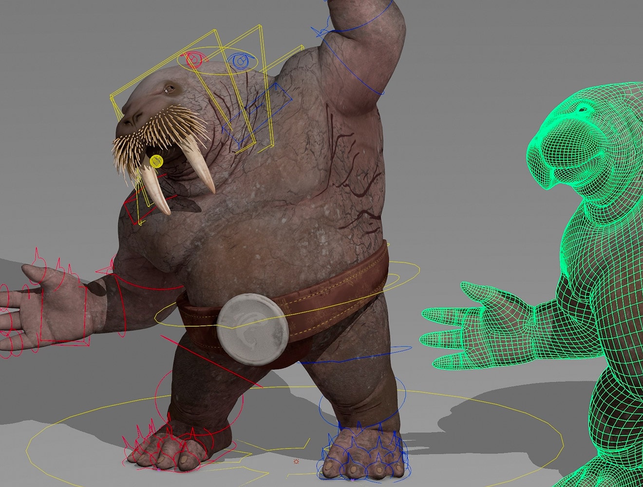 3Dモデリングの分割画面比較