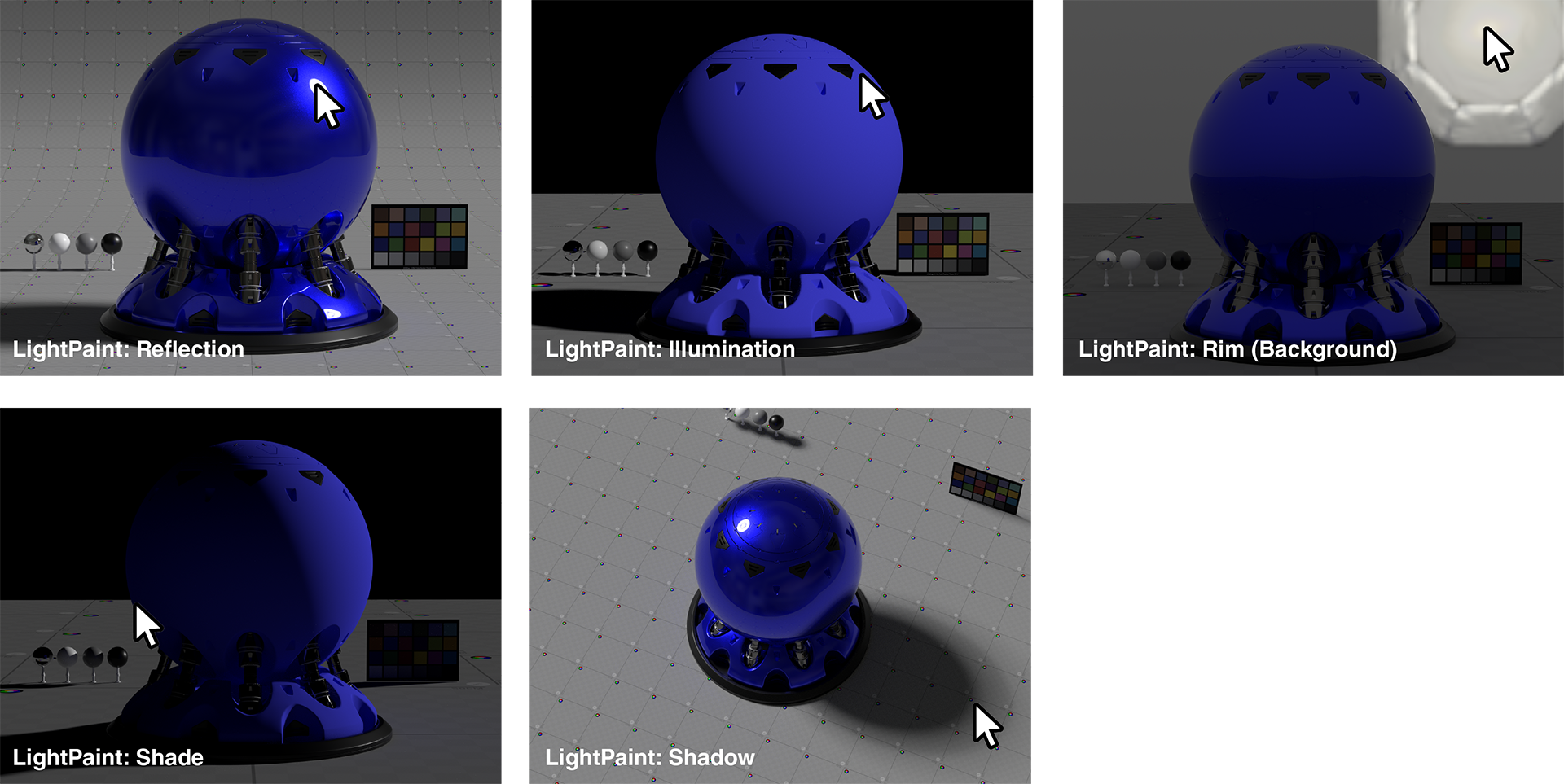 VRED のストリーミングビューで LightPaint によるライト移動