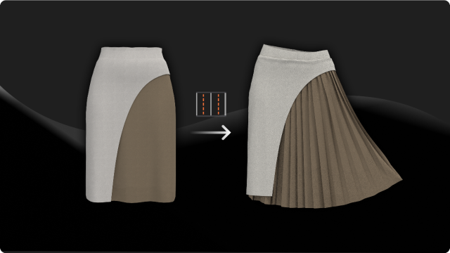 プリーツ作成ツール