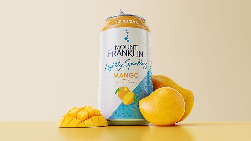 Mount Franklin Mango Drink