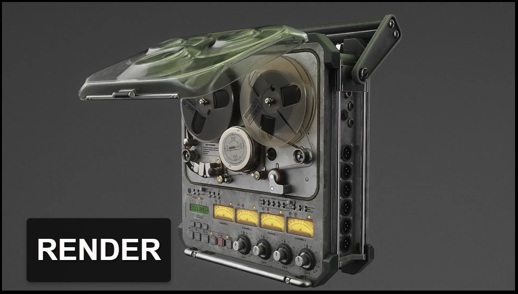 Toolbag 3Dレンダリング例