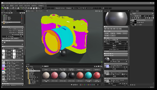 無限レイヤーとマスキングの例