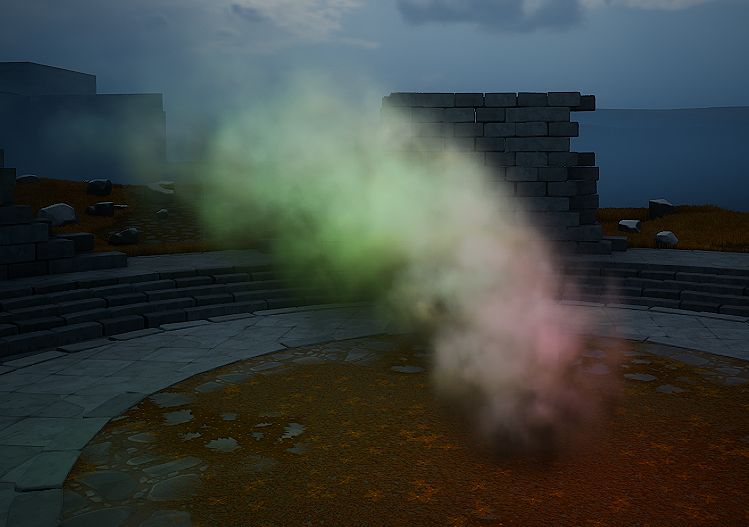 方向光がない環境でのポイントライトの見え方